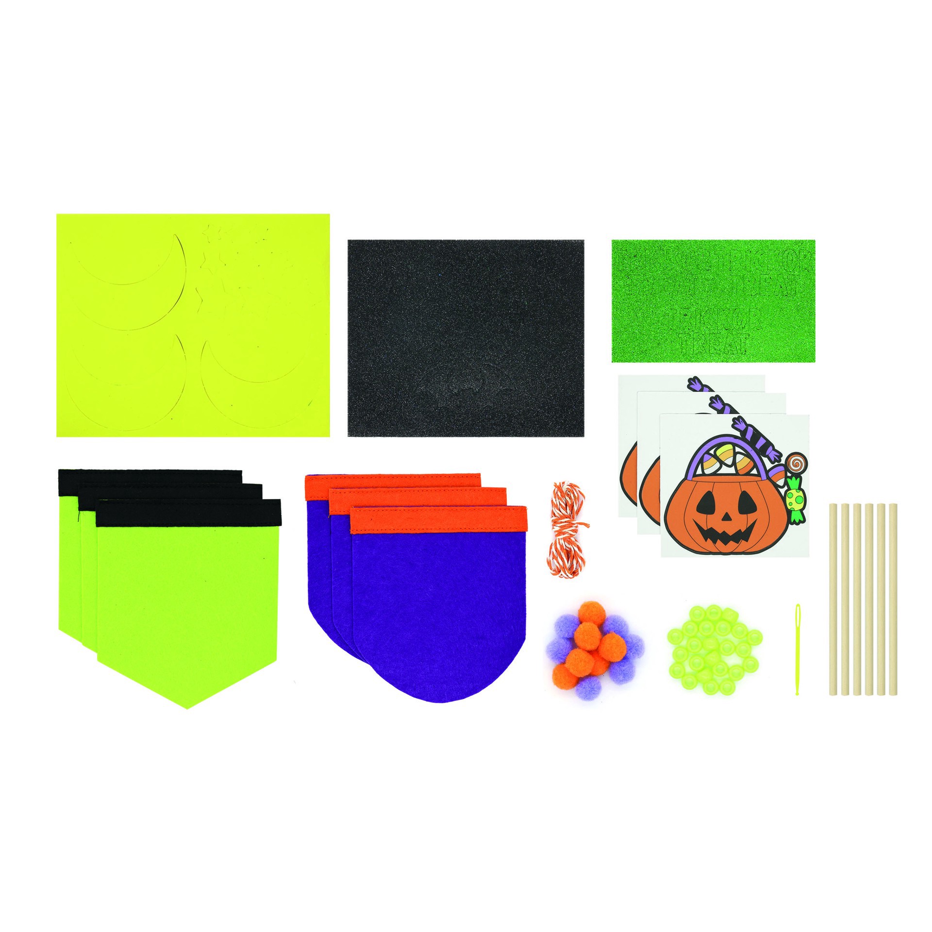 slide 3 of 4, Trick-Or-Treat Banner Kit By Creatology, 0.236 in x 0.354 in