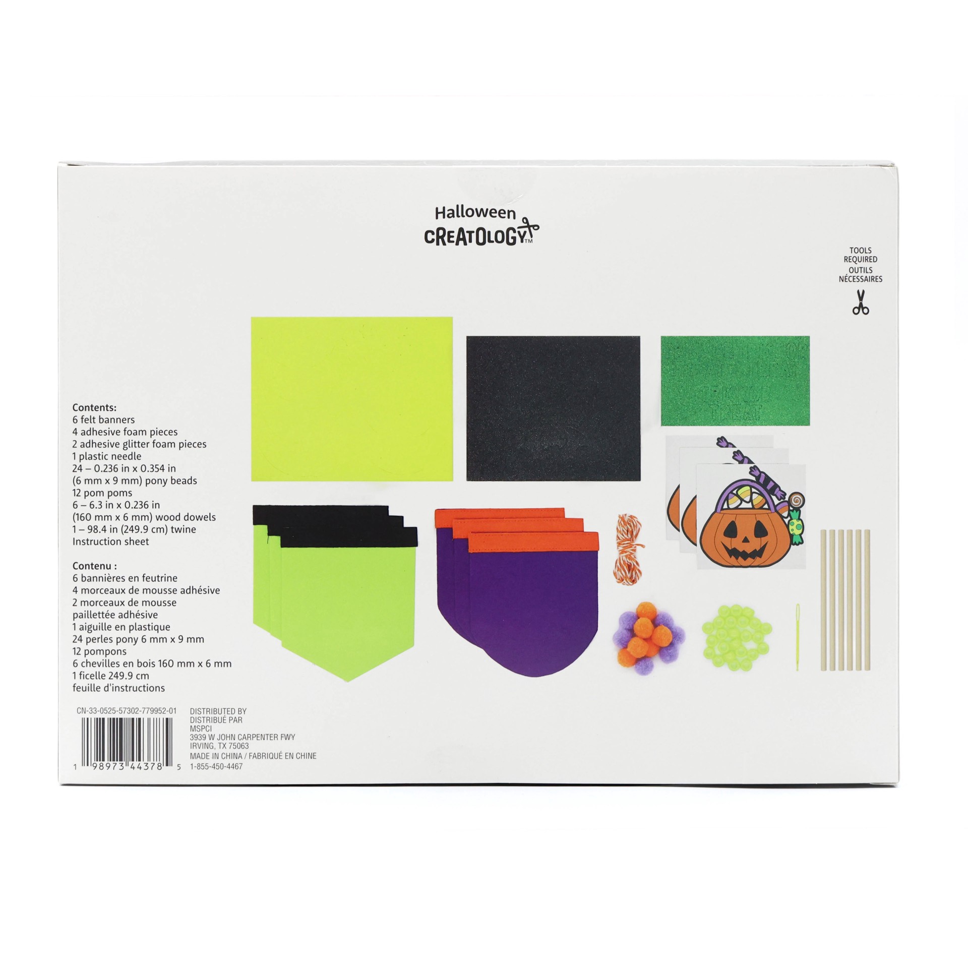 slide 4 of 4, Trick-Or-Treat Banner Kit By Creatology, 0.236 in x 0.354 in