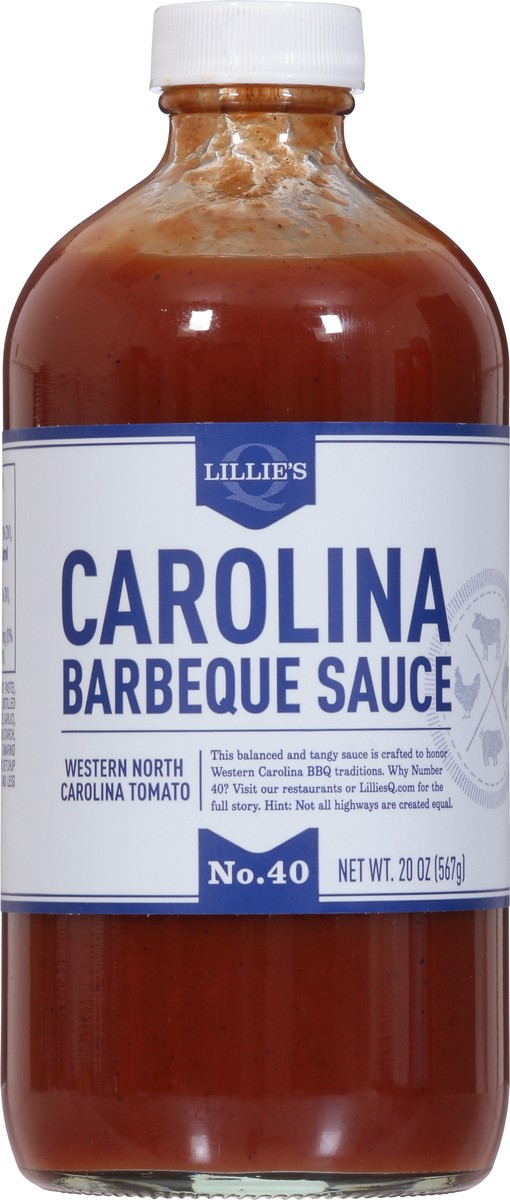 slide 6 of 9, Lillie's Q No. 40 Carolina Barbeque Sauce 20 oz, 16 fl oz