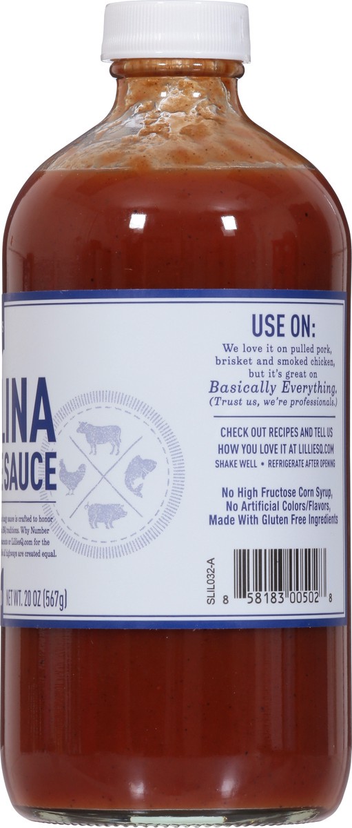 slide 2 of 9, Lillie's Q No. 40 Carolina Barbeque Sauce 20 oz, 16 fl oz