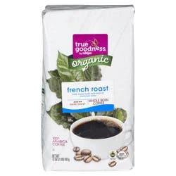 True Goodness Organic French Roast Whole Bean Coffee, 32 oz
