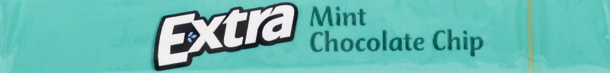 slide 2 of 4, Extra Dessert Delights Mint Chocolate Chip Sugarfree Gum, single pack, 15 pc