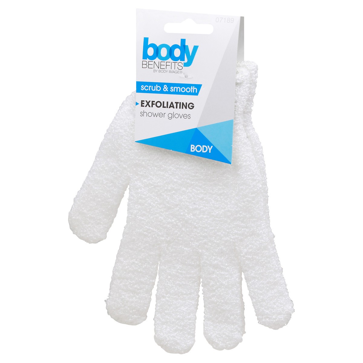 slide 2 of 10, Body Image Body Benefits Scrub and Smooth Exfoliating Shower Gloves 1 ea, 1 ct