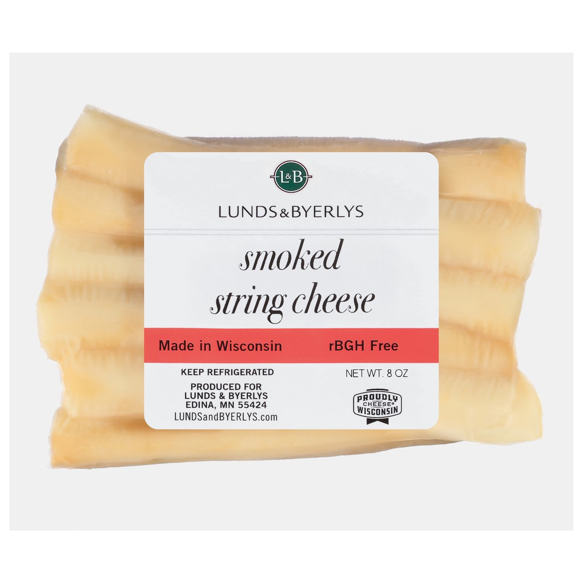 slide 1 of 4, Lunds & Byerlys Smoked String Cheese 8 oz, 8 oz