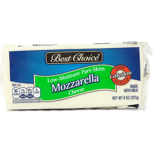 slide 1 of 1, Best Choice Mozzarella Chunk, 8 oz