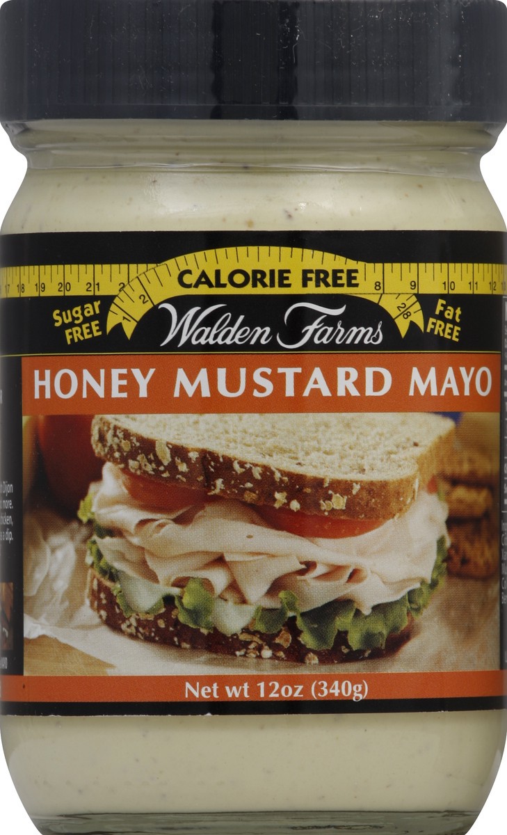 slide 2 of 2, Walden Farms Calorie Free Honey Mustard Mayo, 12 oz