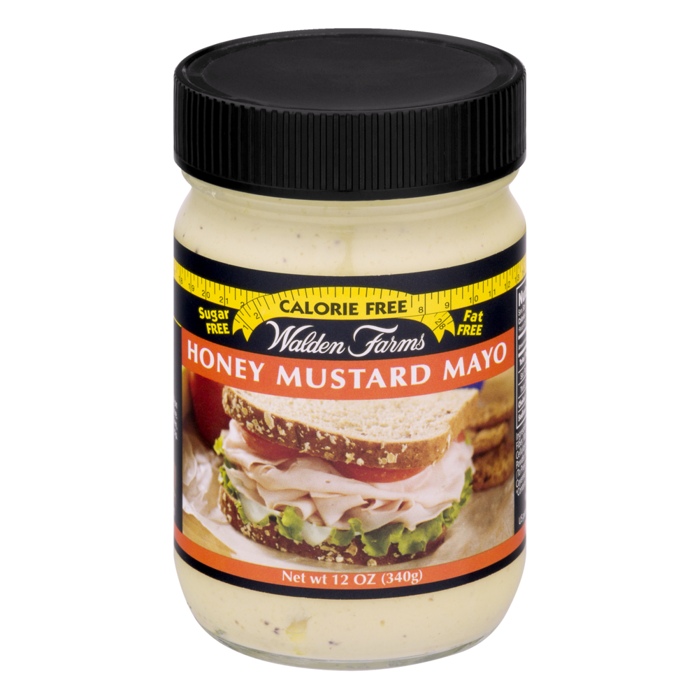 slide 1 of 2, Walden Farms Calorie Free Honey Mustard Mayo, 12 oz