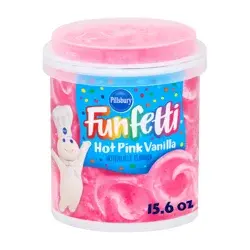 Pillsbury Funfetti Hot Pink Vanilla Frosting 15.6 oz