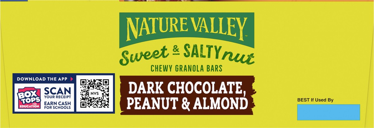 slide 6 of 8, Nature Valley Granola Bars, Sweet and Salty Nut, Dark Chocolate Peanut and Almond, 18 Bars, 21.6 OZ, 18 ct