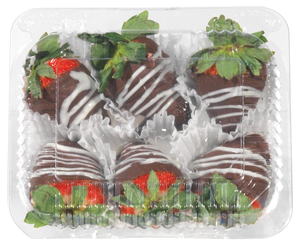 slide 2 of 2, Bakery Fresh Chocolate Dipped Strawberries, 6 ct; 9 oz