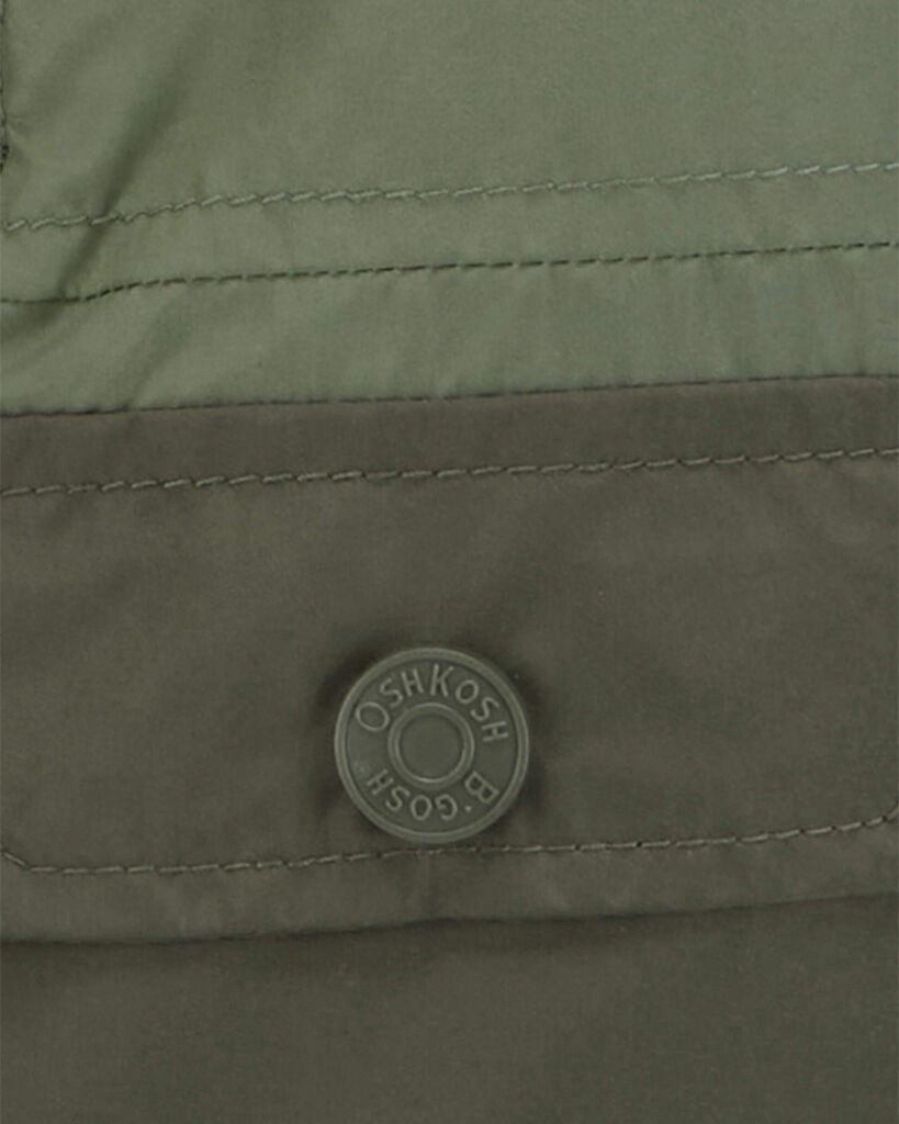 slide 2 of 3, Oshkosh Baby Fleece-Lined Midweight Utility Jacket Olive 24M, 1 ct
