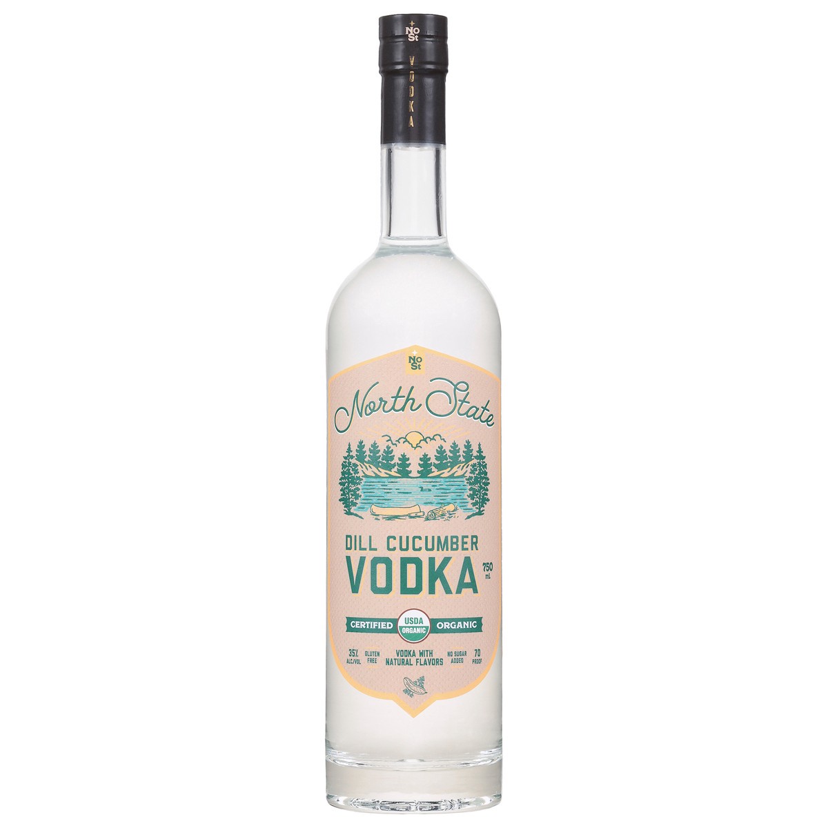 slide 3 of 4, Northstate North State Organic Dill Cucumber Vodka, 750 ct