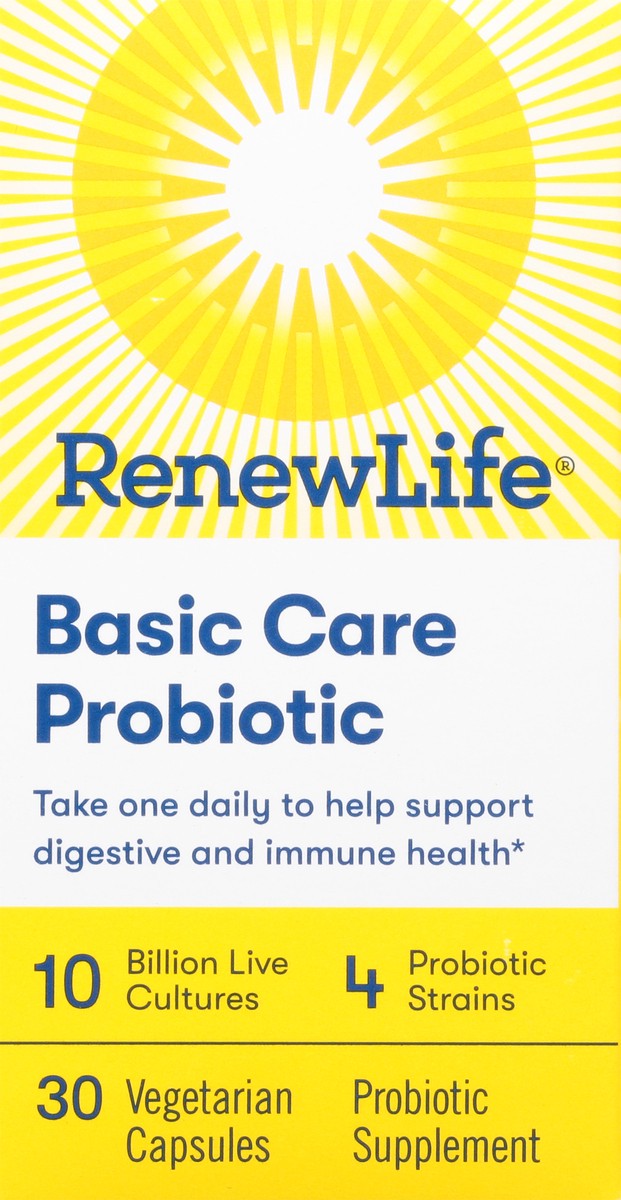 slide 13 of 13, Renew Life Probiotic Basic Care, 30 ct