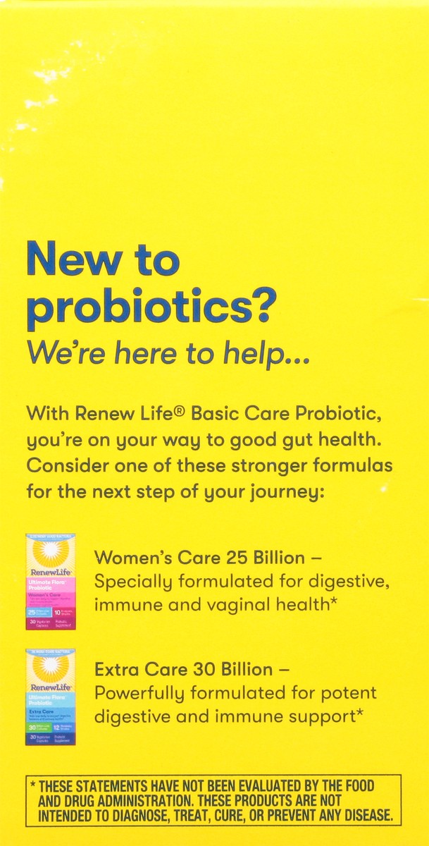 slide 7 of 13, Renew Life Probiotic Basic Care, 30 ct