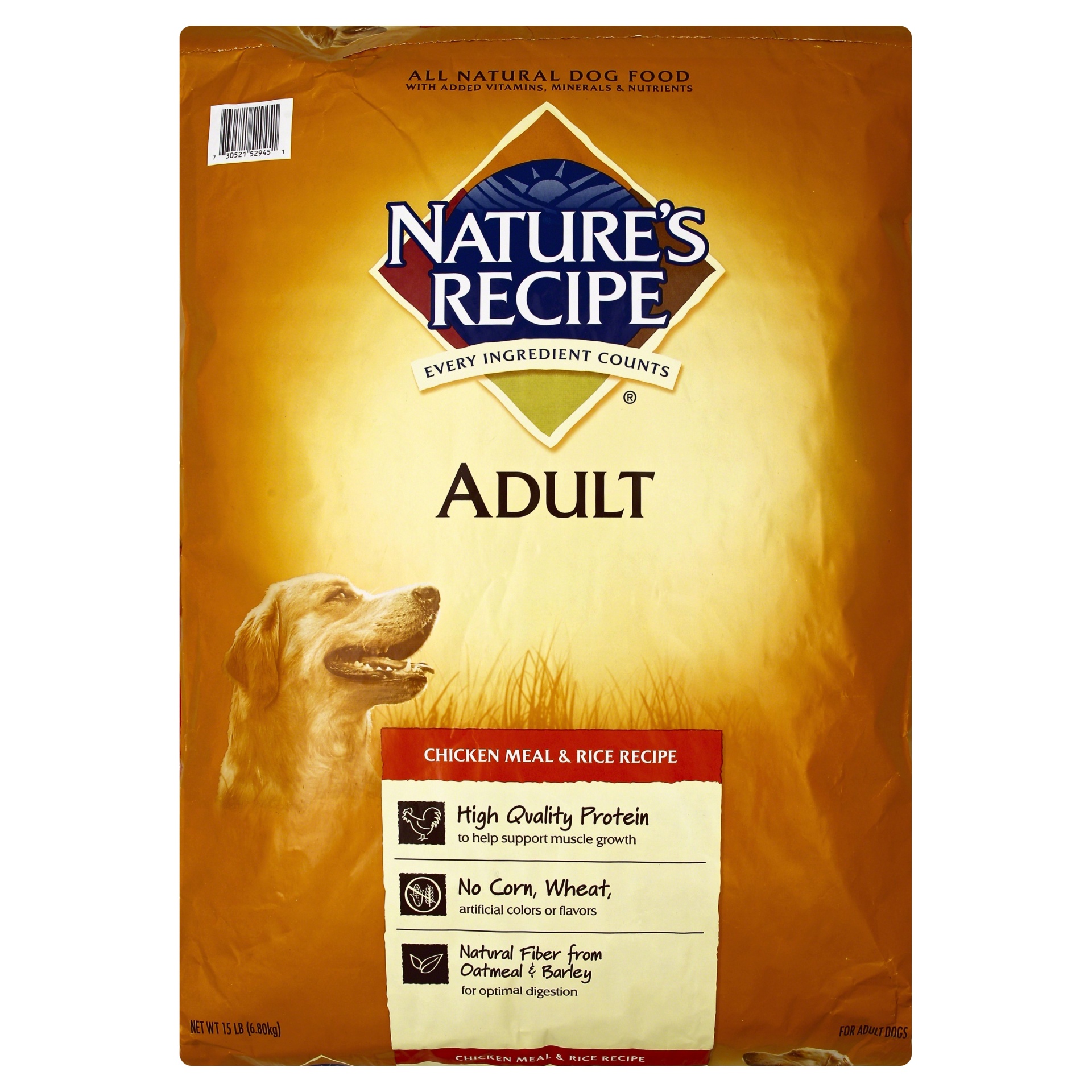 slide 1 of 2, Natures Recipe Chicken Meal & Rice Adult Dry Dog Food, 15 lb