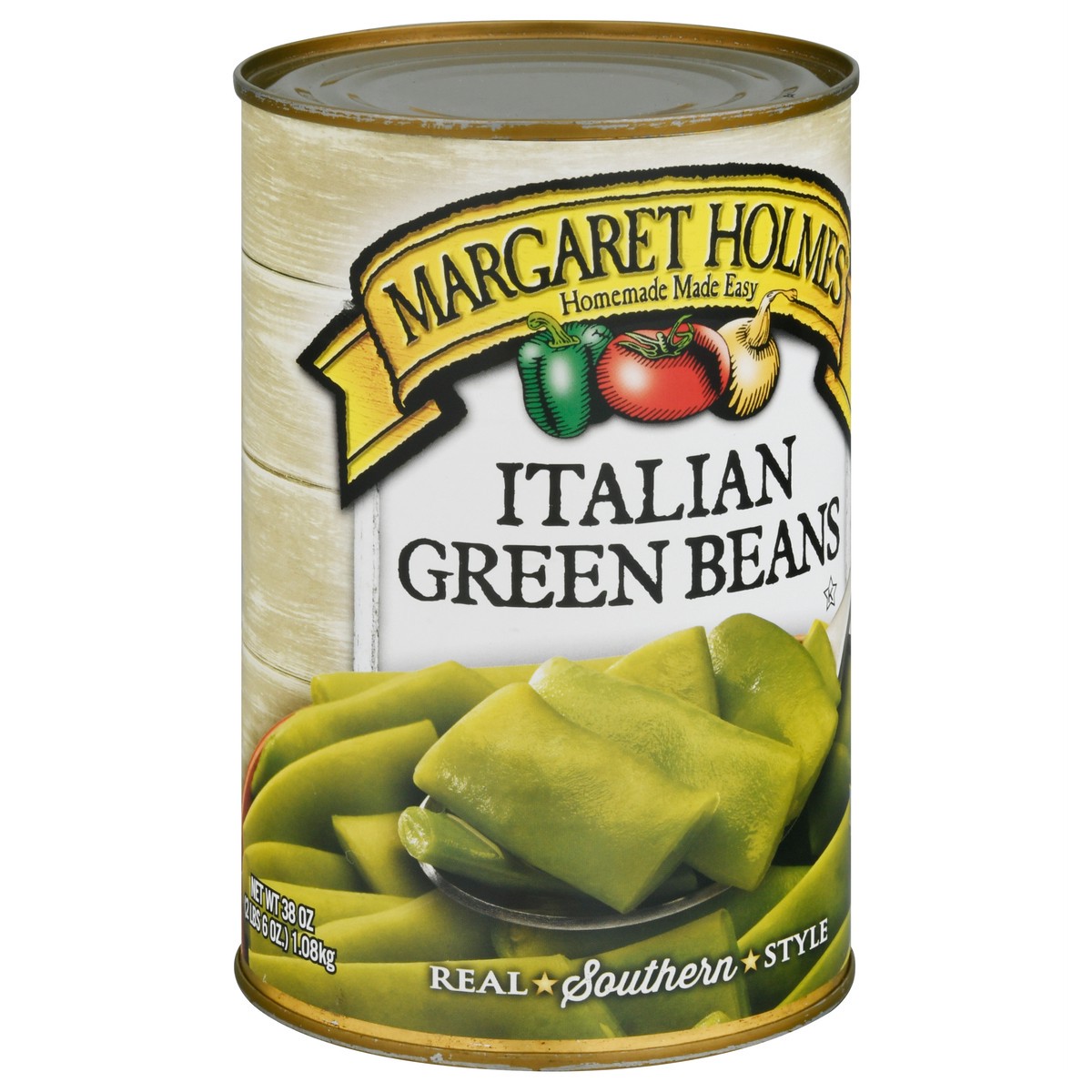 slide 2 of 13, Margaret Holmes Italian Green Beans, 38 oz