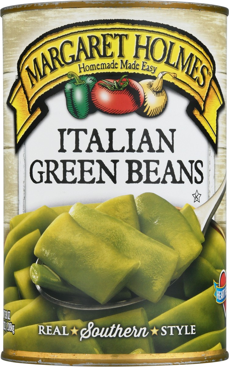 slide 7 of 13, Margaret Holmes Italian Green Beans, 38 oz