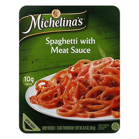 slide 1 of 1, Michelina Authentic Spaghetti, 8.5 oz
