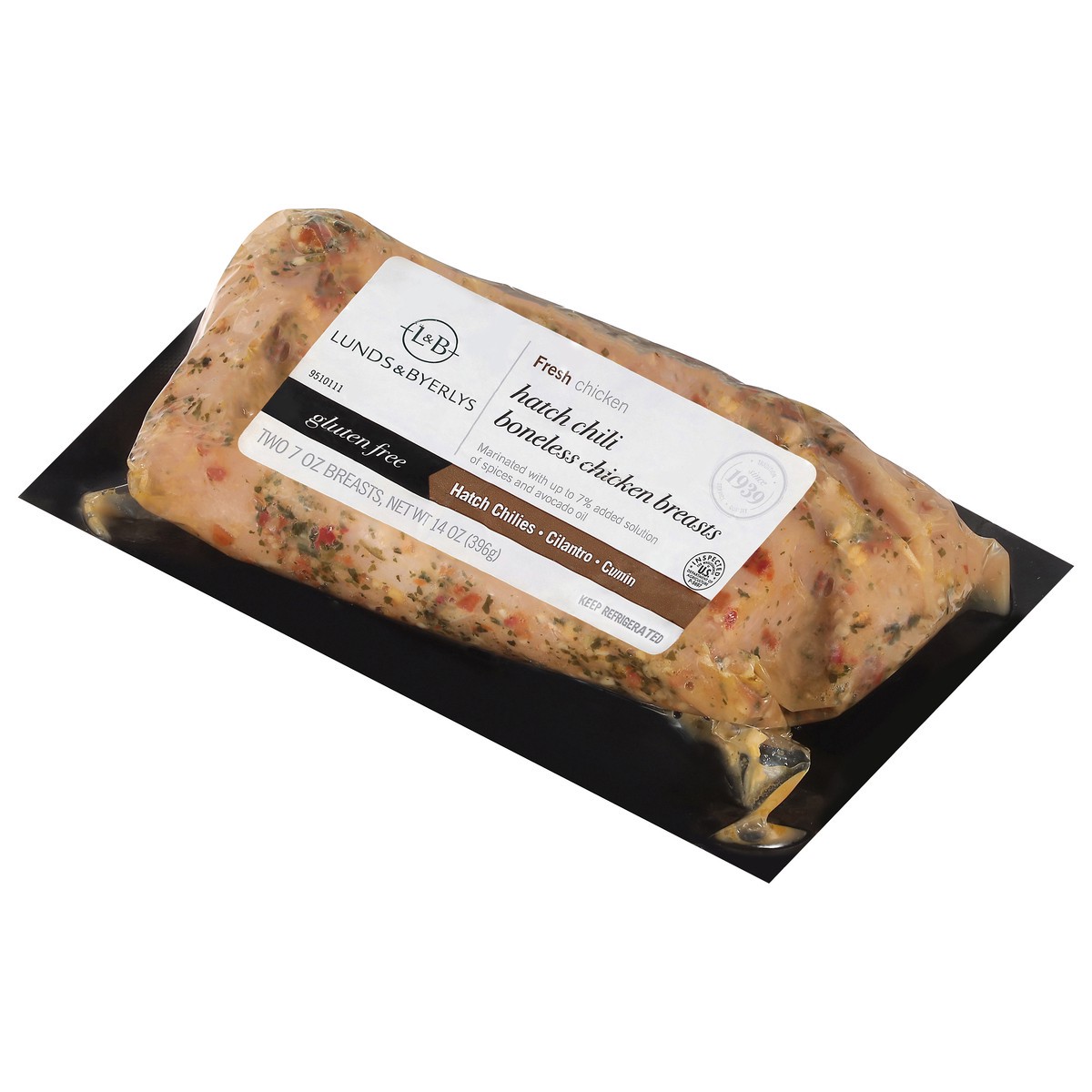 slide 2 of 4, Lunds & Byerlys Fresh Boneless Hatch Chilli Chicken Breasts 2 - 7 oz Each, 2 ct