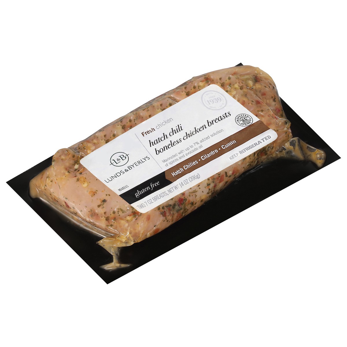 slide 3 of 4, Lunds & Byerlys Fresh Boneless Hatch Chilli Chicken Breasts 2 - 7 oz Each, 2 ct