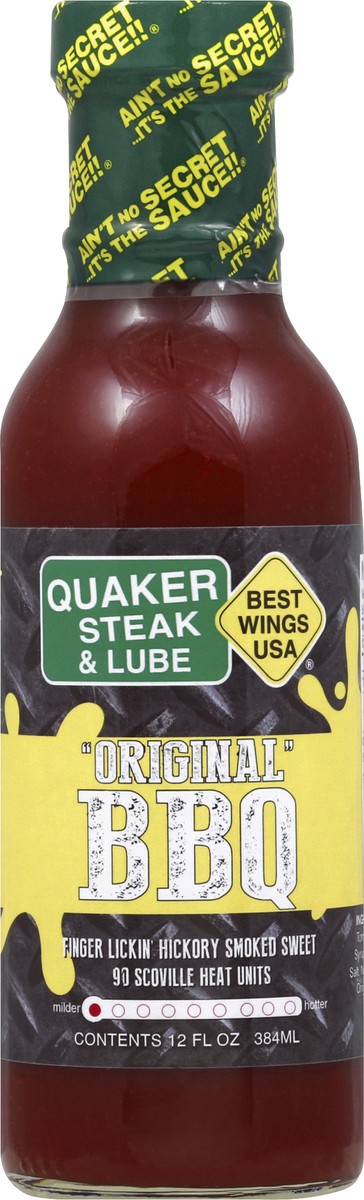 slide 2 of 2, Quaker Steak & Lube BBQ Sauce, 12 oz