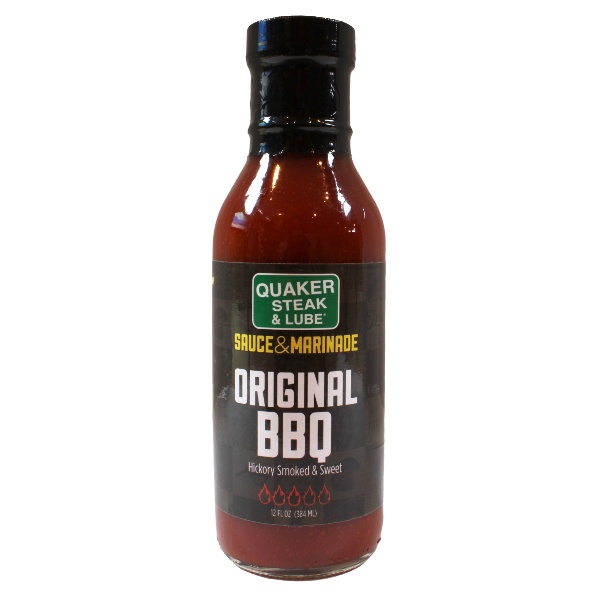 slide 1 of 2, Quaker Steak & Lube BBQ Sauce, 12 oz
