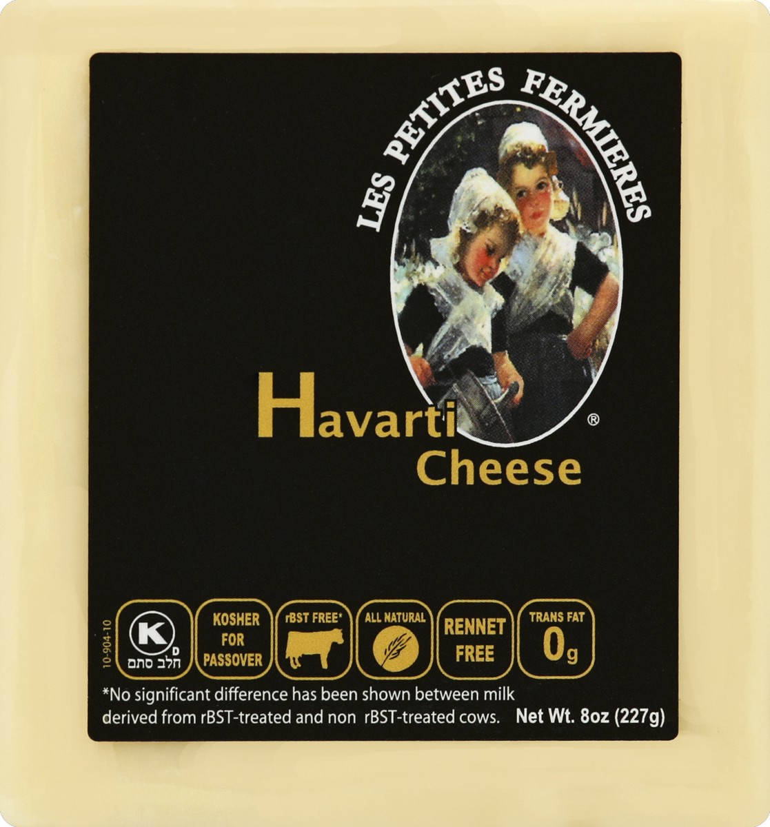 slide 3 of 5, Les Petites Fermieres Havarati Cheese Wedge, 8 oz