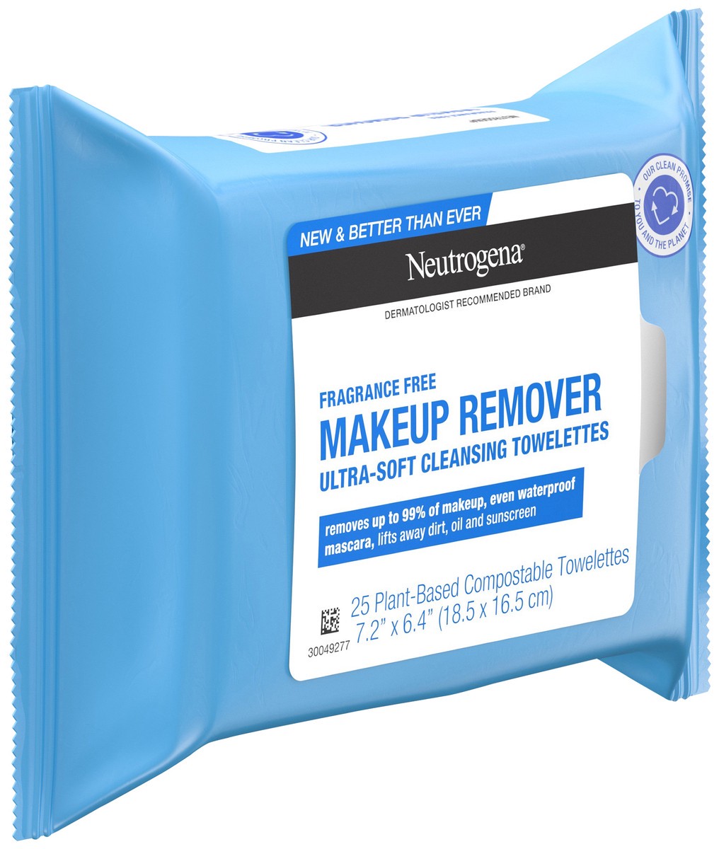 slide 2 of 7, Neutrogena Facial Cleansing Wipes, Wipes, Fragrance-Free, All Skin Types, 25 ct