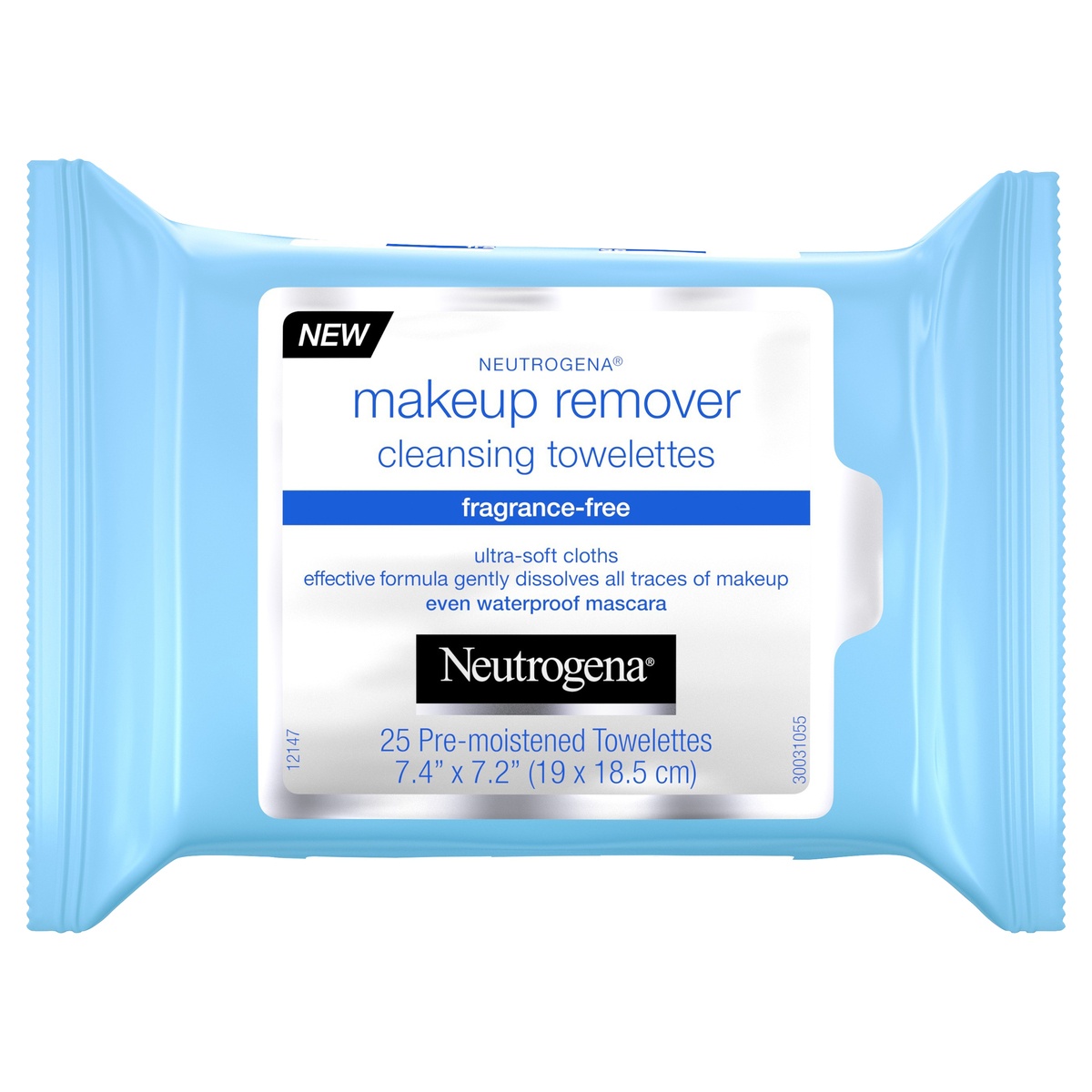 slide 5 of 7, Neutrogena Fragrance-Free Makeup Remover Face Wipes, Daily Facial Cleansing Towelettes for Waterproof Makeup, Dirt & Oil, Gentle, Alcohol- & Fragrance Free, 100% Plant-Based Fibers, 25 ct