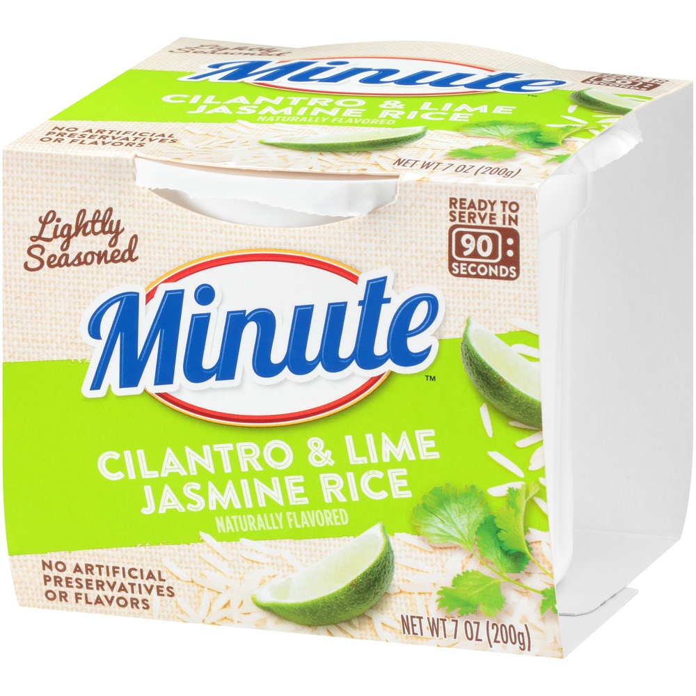 slide 3 of 8, Minute Ready To Serve Cilantro & Lime Jasmine Rice, 7 oz