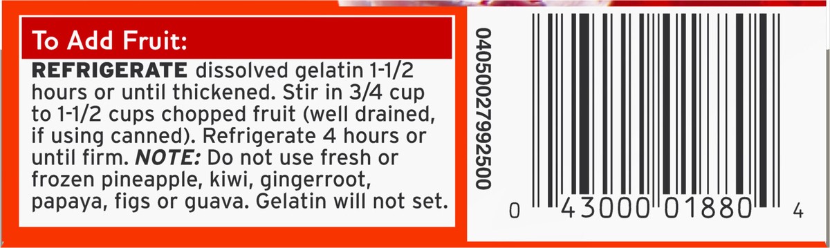 slide 10 of 13, Jell-O Tropical Fusion Instant Gelatin Mix, 3 oz Box, 3 oz