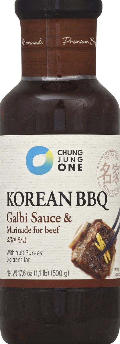 slide 2 of 2, Chung Jung One Bbq Sauce Korean Galbi, 17.6 oz