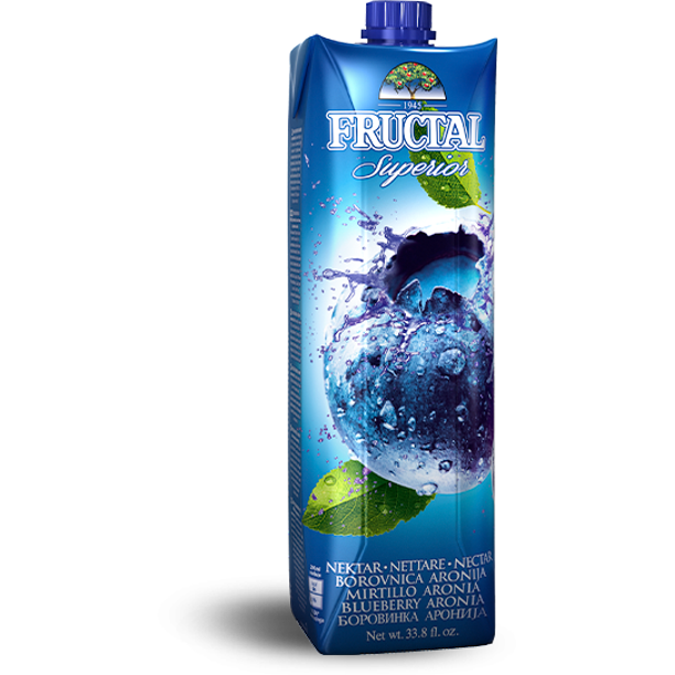 slide 1 of 1, Fructal Premium Blueberry Nectar, 1 liter