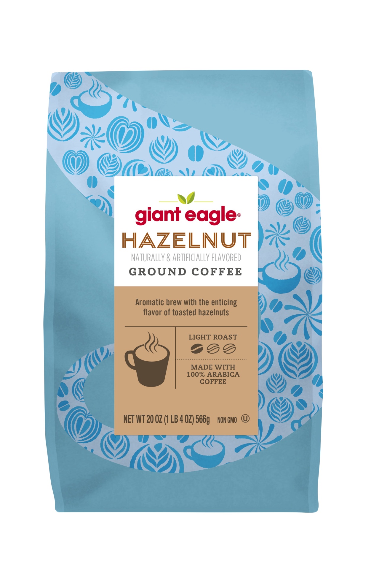 slide 1 of 1, GE Bag Ground Coffee Hazelnut - 20 oz, 20 oz