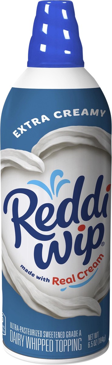 slide 2 of 2, Reddi-wip Extra Creamy Dairy Whipped Topping 6.5 oz, 6.5 oz