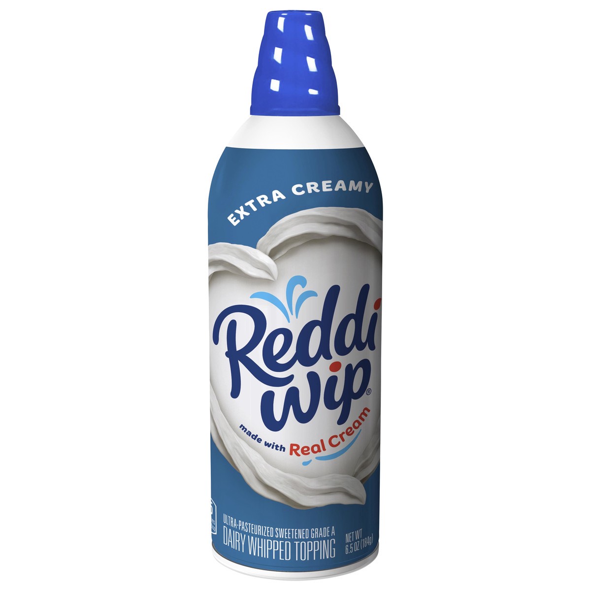 slide 1 of 2, Reddi-wip Extra Creamy Dairy Whipped Topping 6.5 oz, 6.5 oz