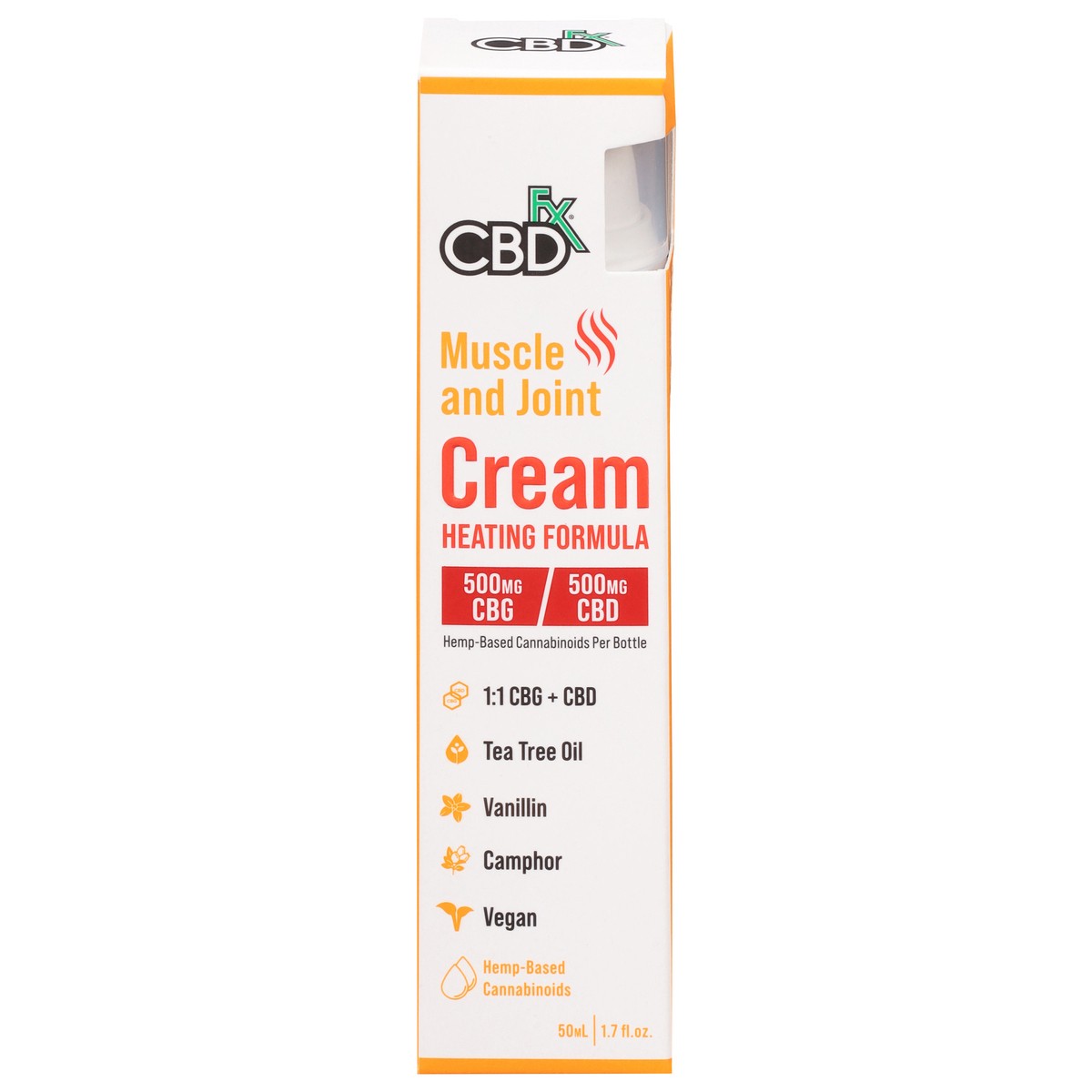 slide 5 of 13, CBDfx Muscle and Joint Heating Formula Cream 1.7 fl oz, 1.7 fl oz
