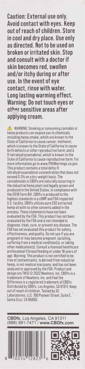 slide 12 of 13, CBDfx Muscle and Joint Heating Formula Cream 1.7 fl oz, 1.7 fl oz