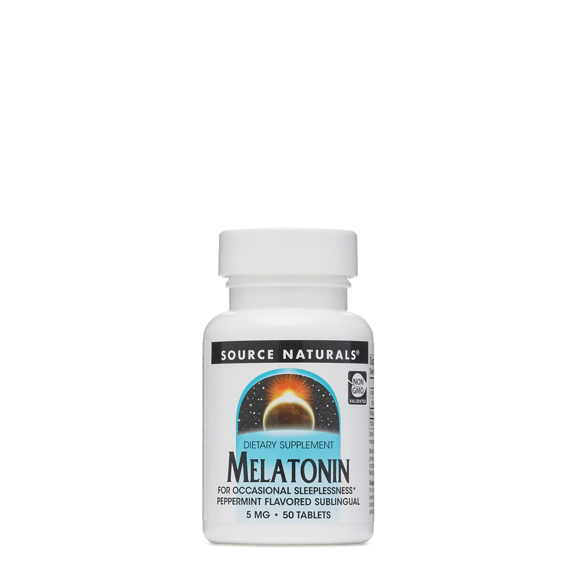 slide 1 of 1, Source Naturals Melatonin Sublingual, 50 ct; 5 mg