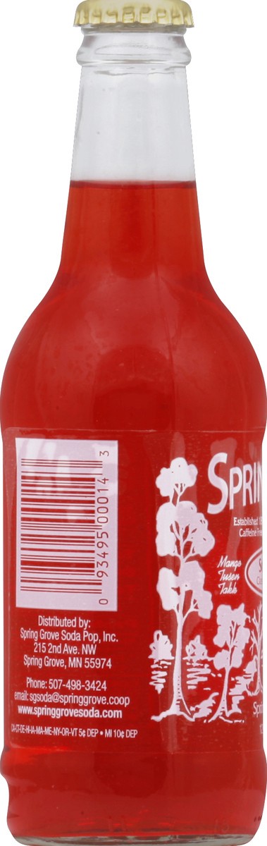slide 2 of 4, Spring Grove Strawberry Soda Single - 12 fl oz, 12 fl oz