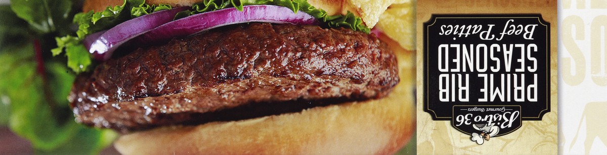 slide 3 of 4, Bistro 36 Beef Patties 6 ea, 2 lb