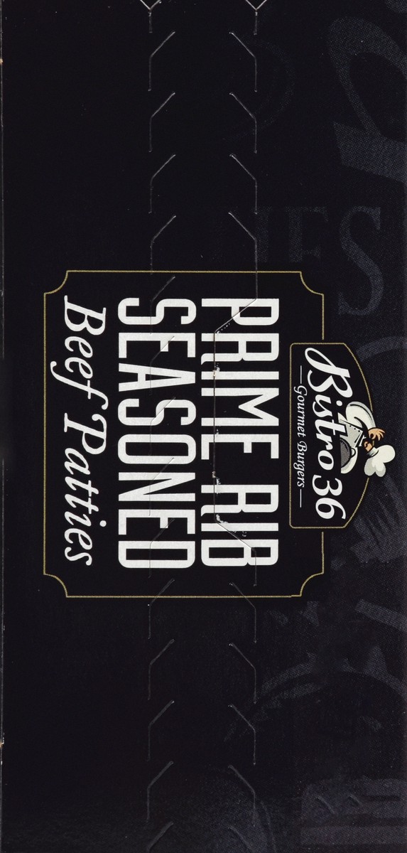 slide 2 of 4, Bistro 36 Beef Patties 6 ea, 2 lb