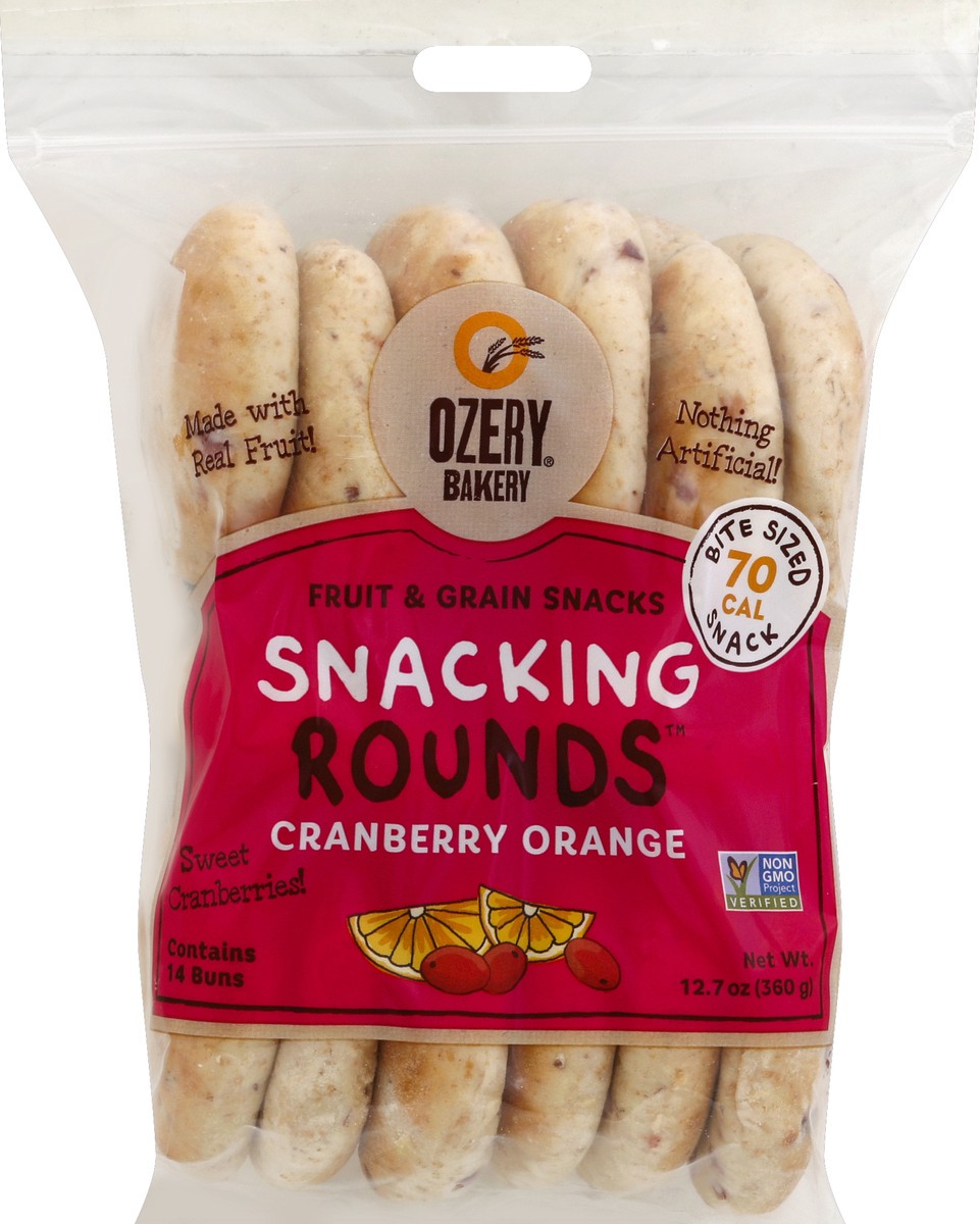 slide 3 of 3, Ozery Bakery Cranberry Orange Snacking Rounds, 12.7 oz