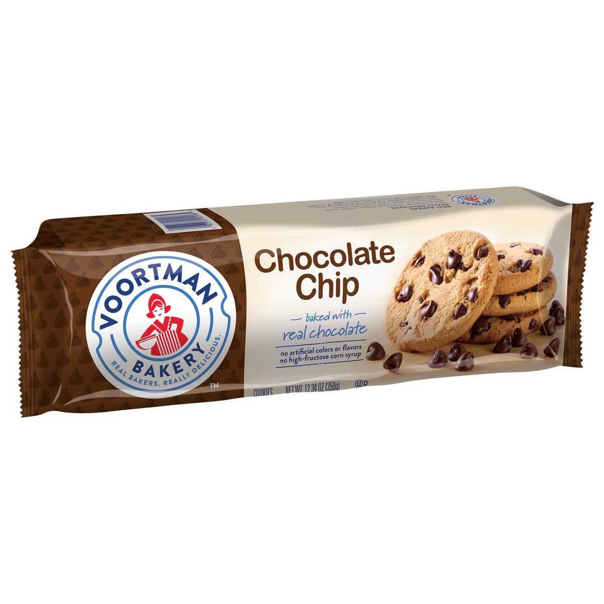 slide 2 of 9, Voortman Bakery Chocolate Chip Roll Pack 12.3 oz, 12.34 oz