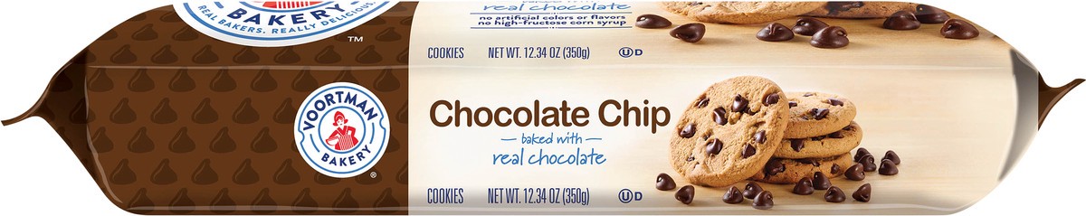 slide 3 of 9, Voortman Bakery Chocolate Chip Roll Pack 12.3 oz, 12.34 oz