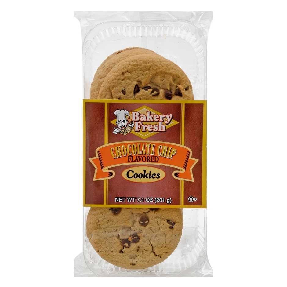 slide 1 of 1, Bakery Fresh Chocolate Chip Cookies, 7.1 oz