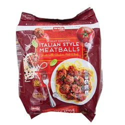 Weis Quality Fully Cooked Meatballs