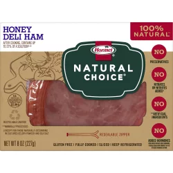 Hormel Natural Choice Sliced Honey Deli Ham