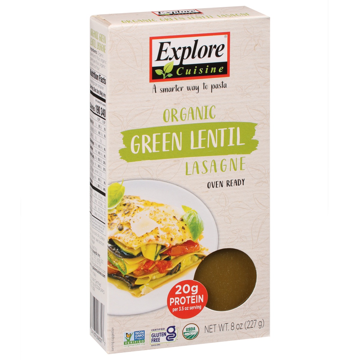 slide 1 of 1, Explore Cuisine Organic Green Lentil Lasagne 8 oz, 