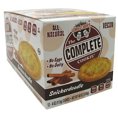 slide 1 of 1, Lenny & Larry's The Complete Cookie Snickerdoodle 12-4 Oz, 12 ct